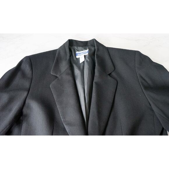 VTG Pendleton Women Virgin Wool Blazer Sz 12P Preppy Academia Office Jacket - Picture 7 of 16